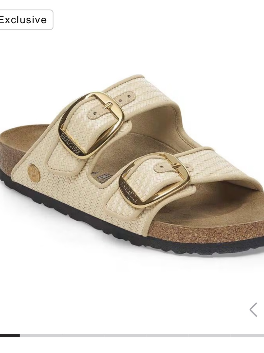 Birkenstock Arizona Big Buckle Raffia Naturale - 38